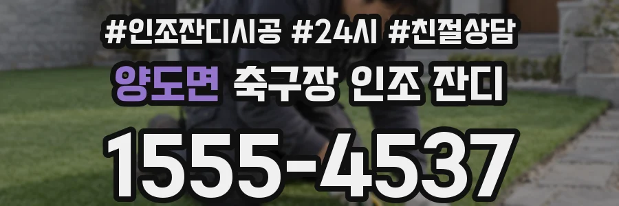 양도면 축구장 인조 잔디