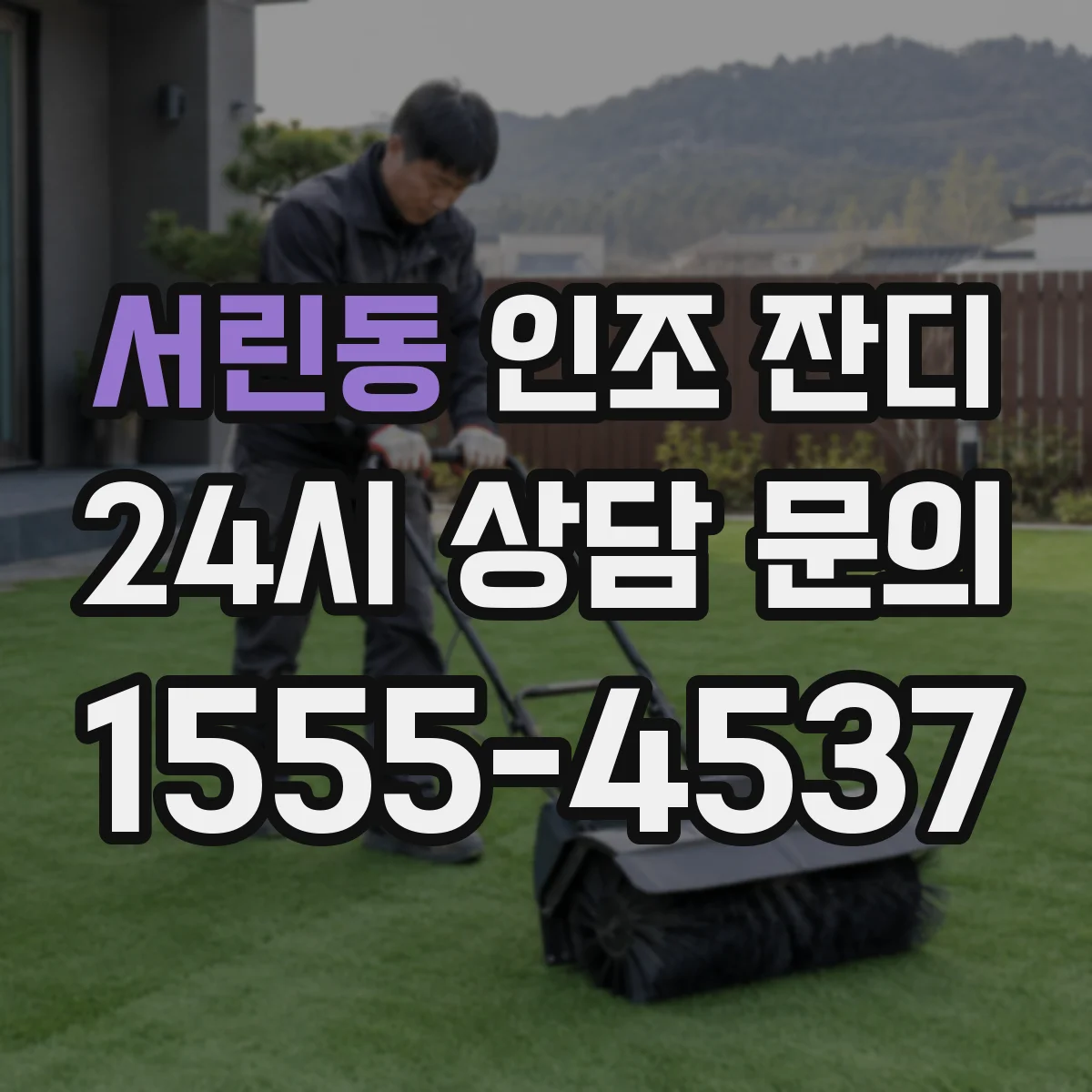 서린동 인조 잔디
