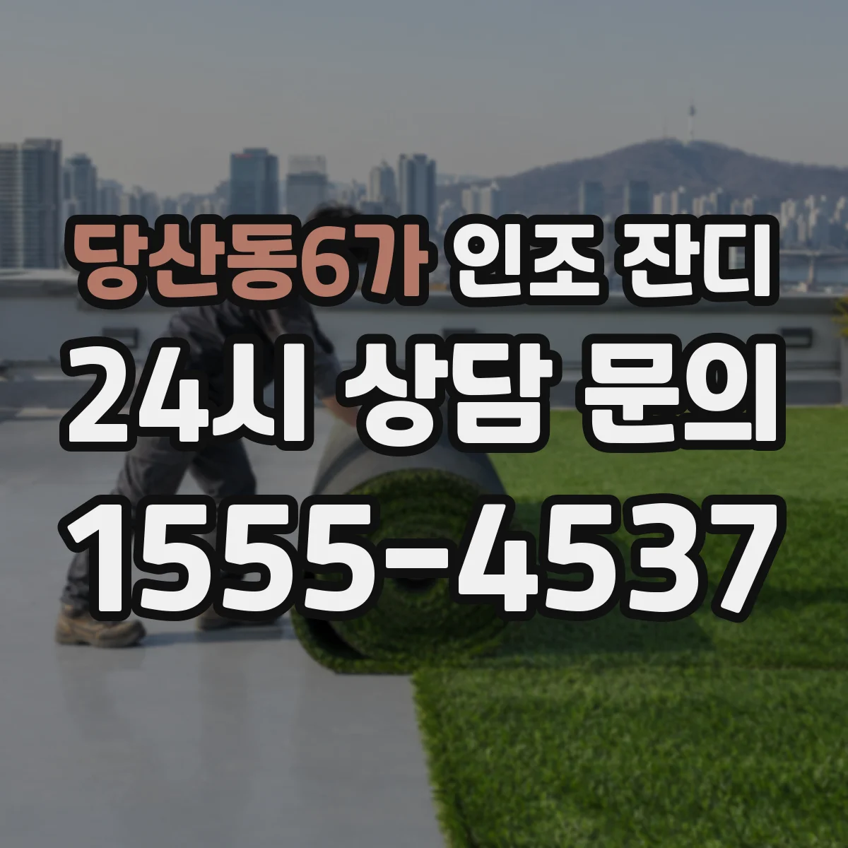 당산동6가 인조 잔디