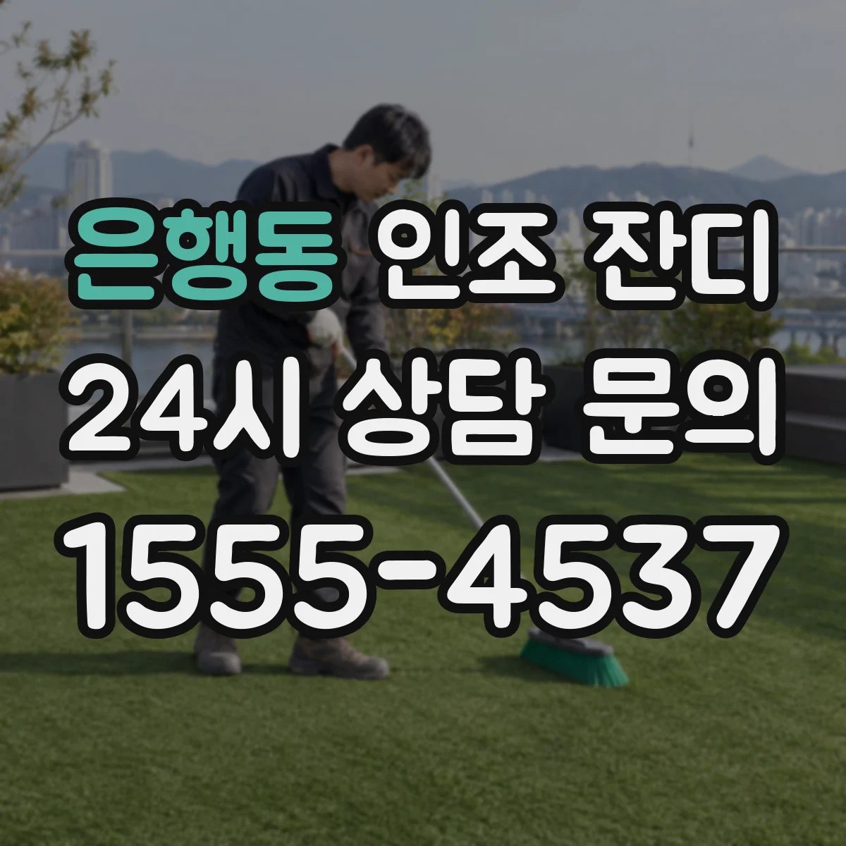 은행동 인조 잔디