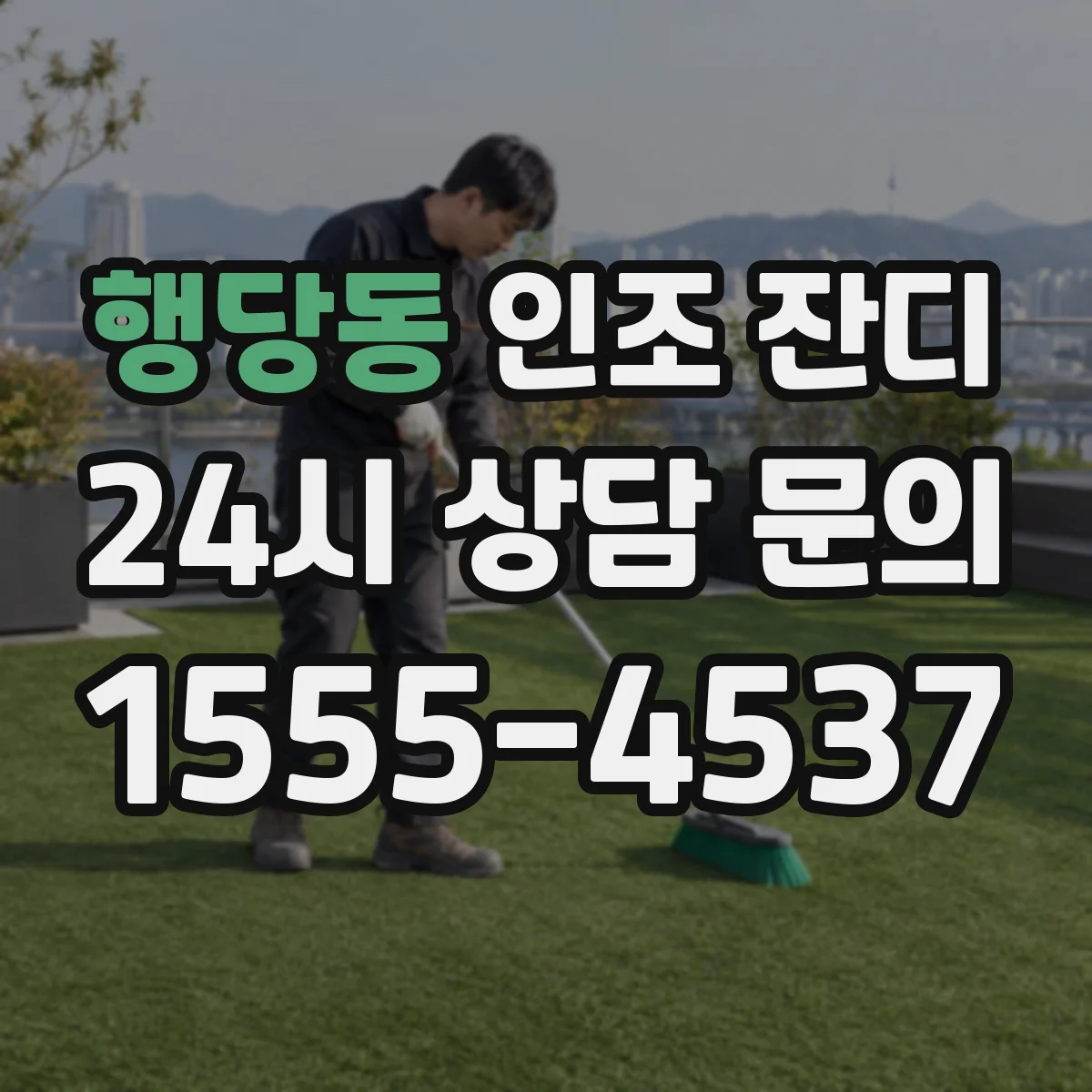 행당동 인조 잔디