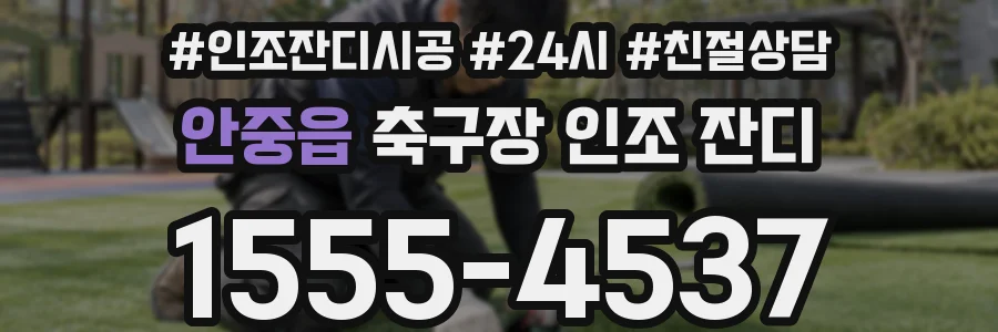 안중읍 축구장 인조 잔디