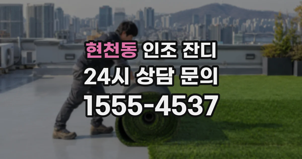 현천동 인조 잔디