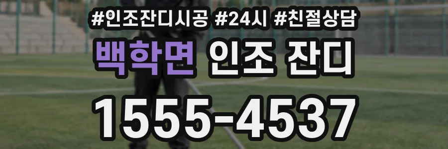 백학면 인조 잔디