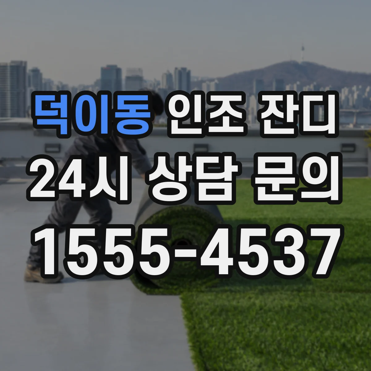 덕이동 인조 잔디