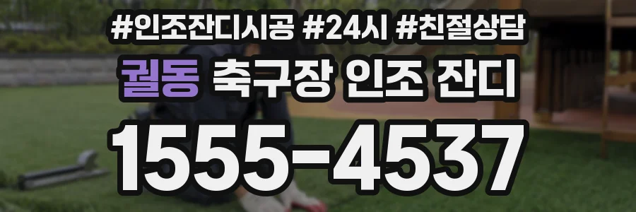 궐동 축구장 인조 잔디
