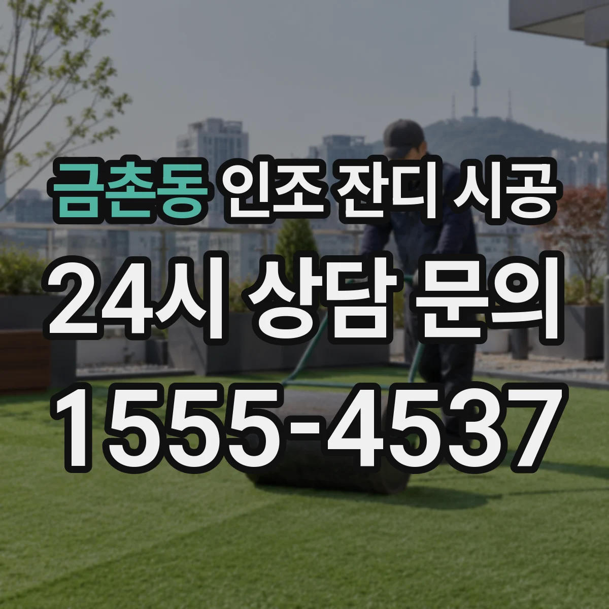 금촌동 인조 잔디 시공