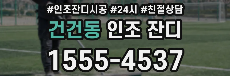 건건동 인조 잔디