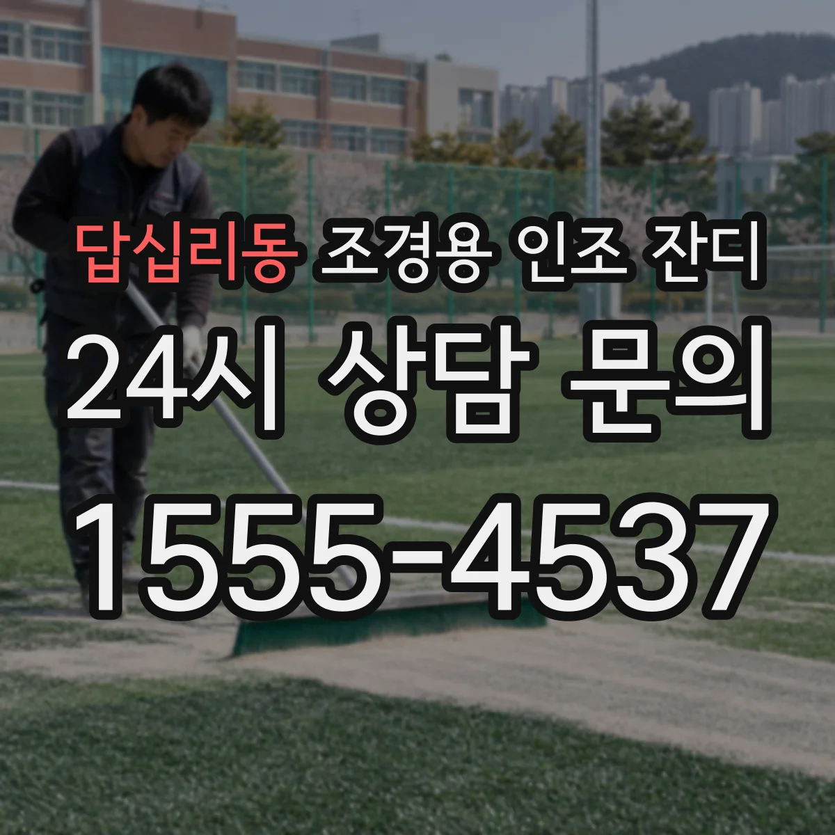 답십리동 조경용 인조 잔디
