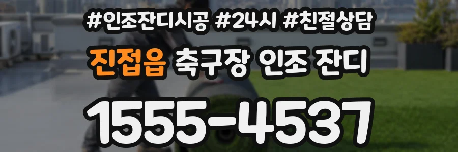 진접읍 축구장 인조 잔디
