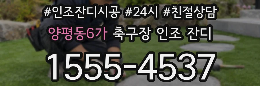 양평동6가 축구장 인조 잔디