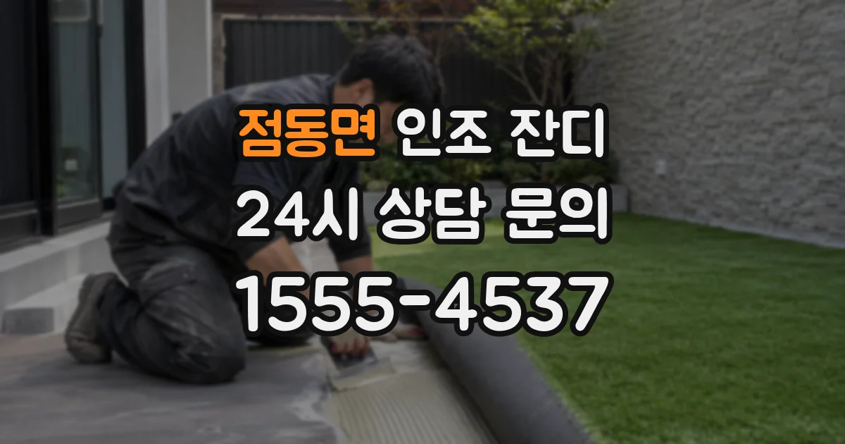 점동면 인조 잔디