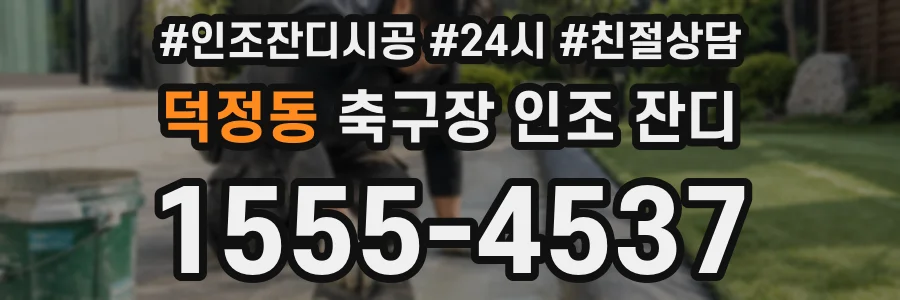 덕정동 축구장 인조 잔디