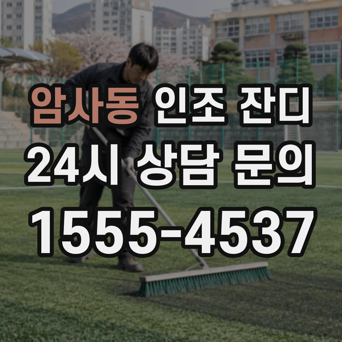 암사동 인조 잔디