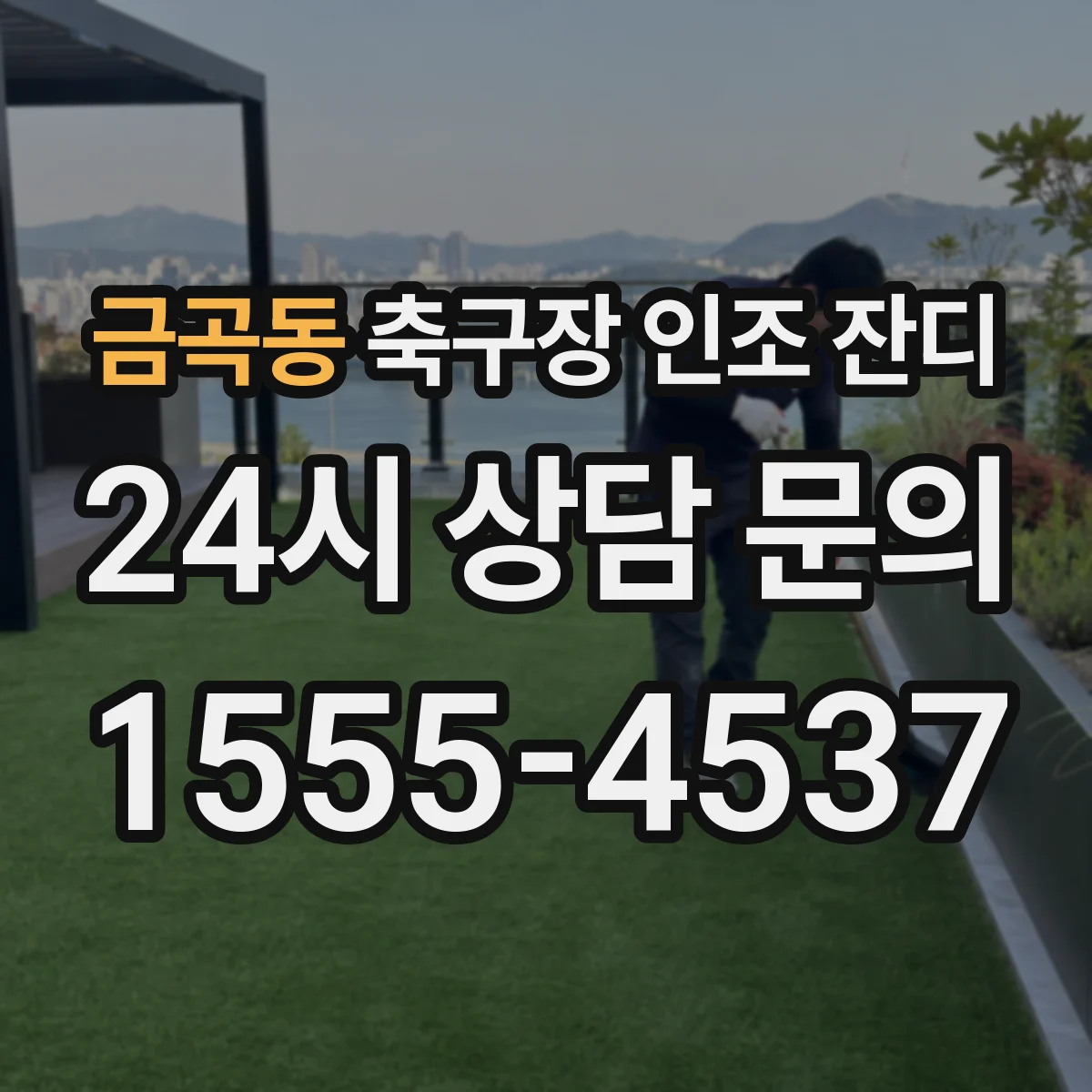 금곡동 축구장 인조 잔디