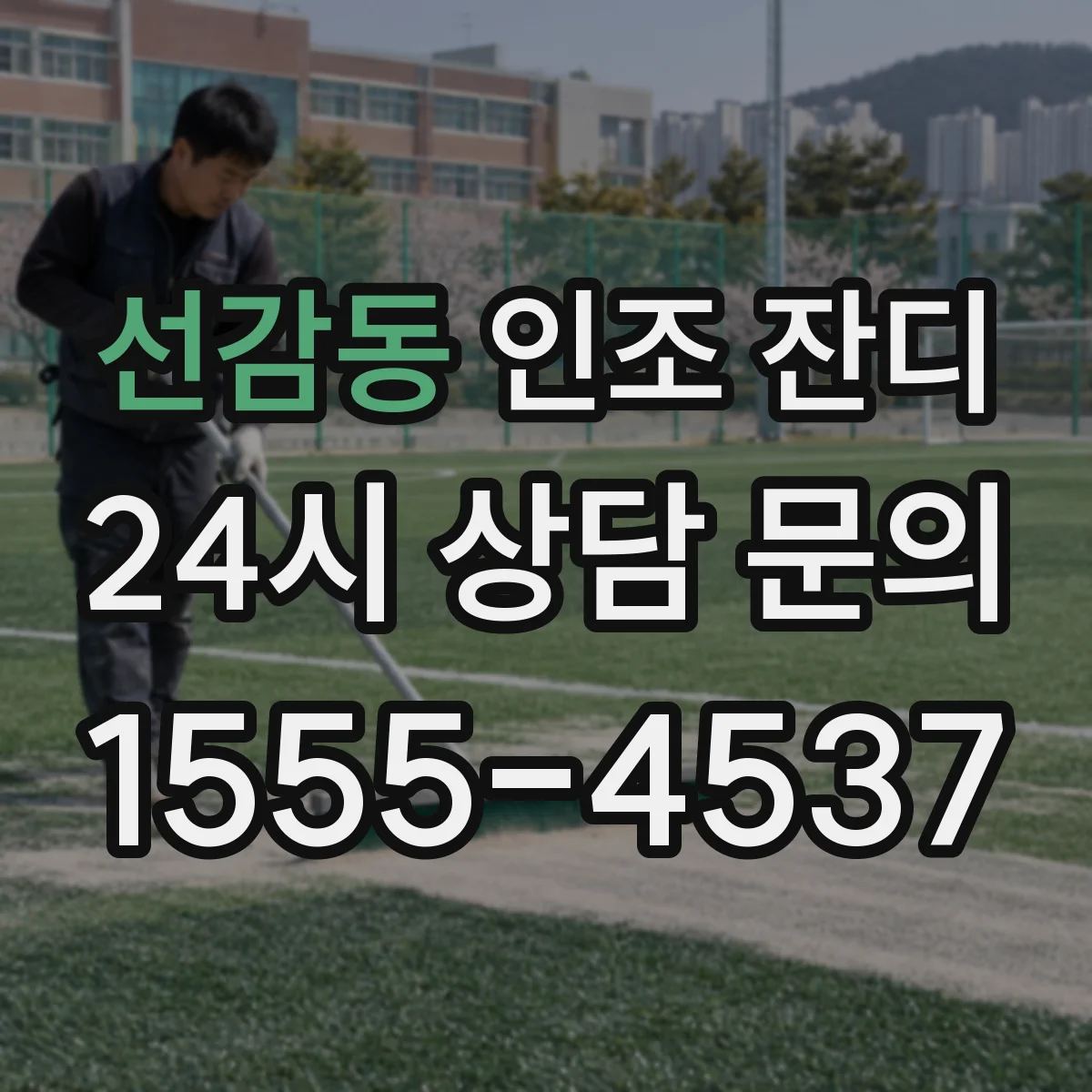 선감동 인조 잔디