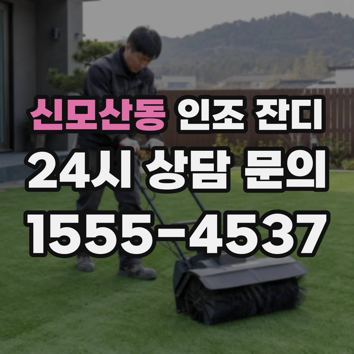 신모산동 인조 잔디