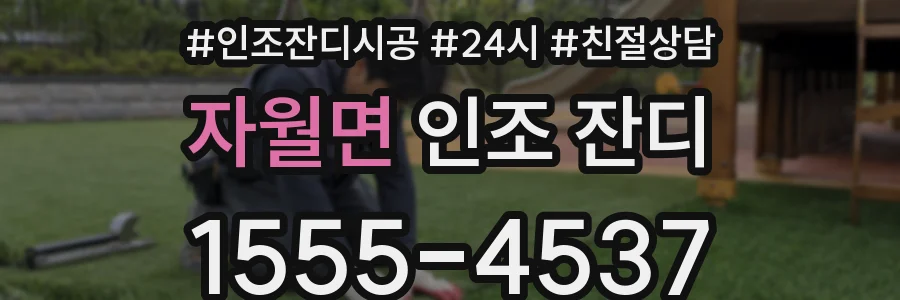 자월면 인조 잔디