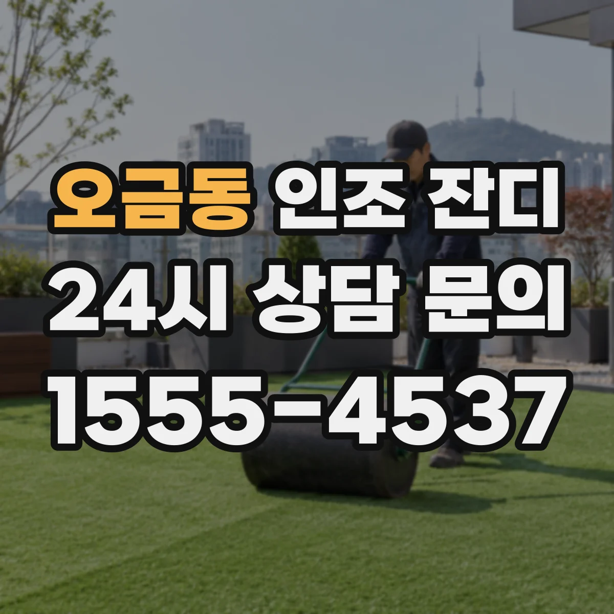 오금동 인조 잔디