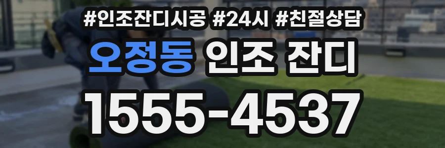오정동 인조 잔디