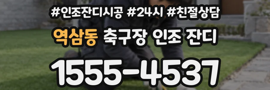 역삼동 축구장 인조 잔디