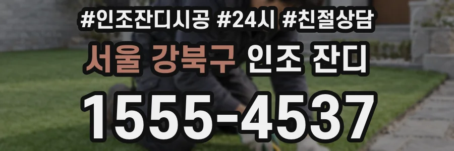 서울 강북구 인조 잔디