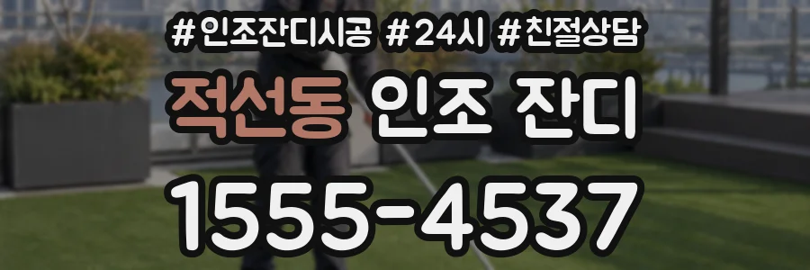 적선동 인조 잔디
