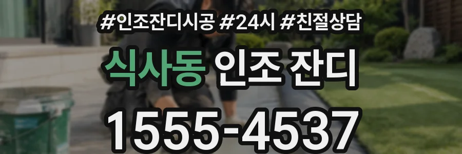 식사동 인조 잔디