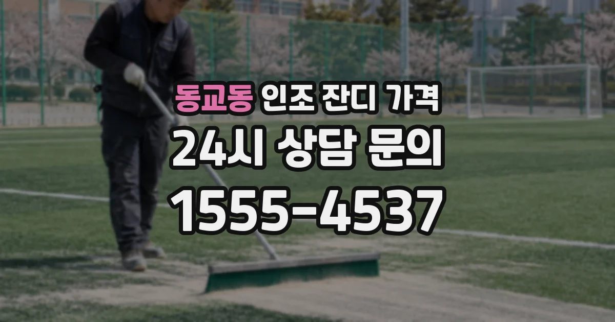 동교동 인조 잔디 가격