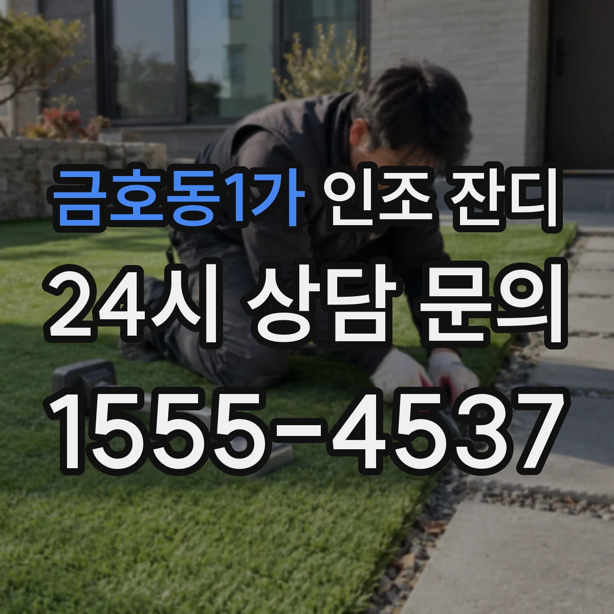 금호동1가 인조 잔디