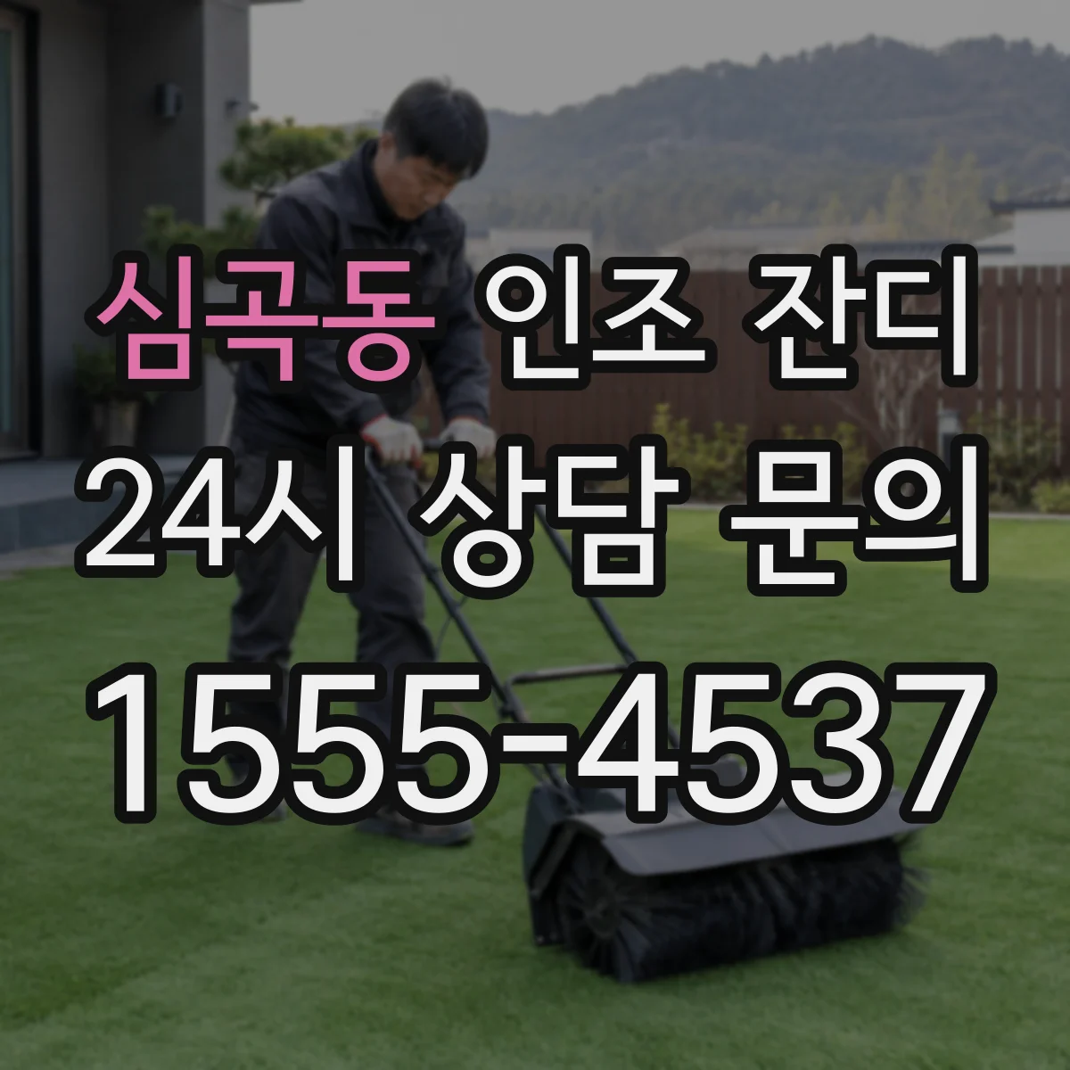 심곡동 인조 잔디