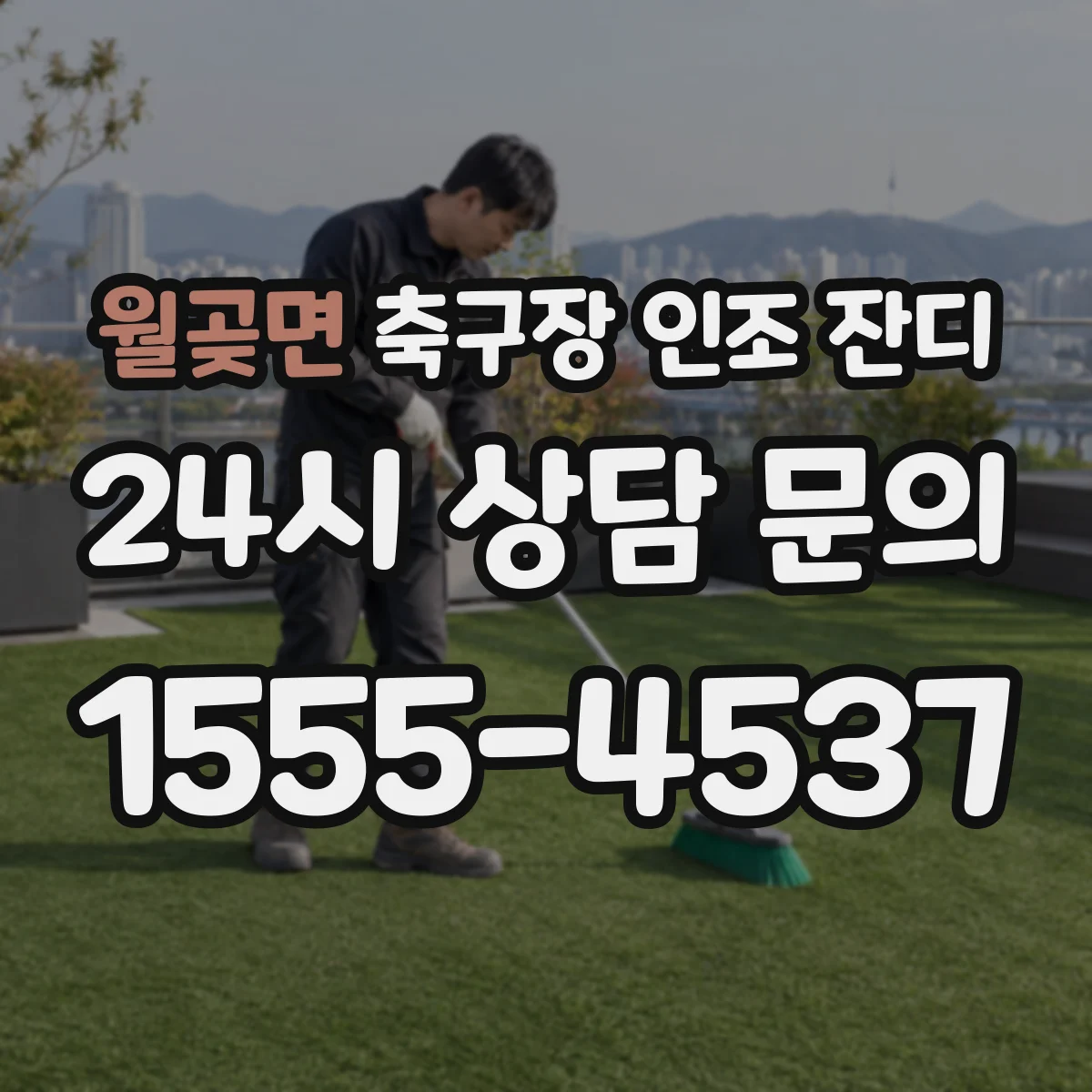 월곶면 축구장 인조 잔디