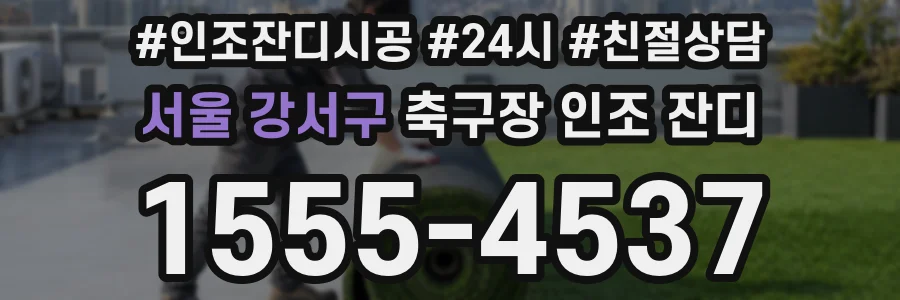 서울 강서구 축구장 인조 잔디