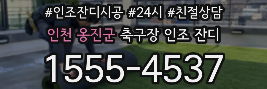 인천 옹진군 축구장 인조 잔디