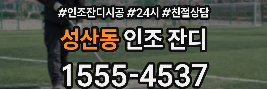성산동 인조 잔디