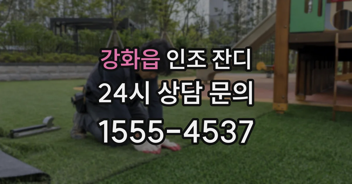 강화읍 인조 잔디
