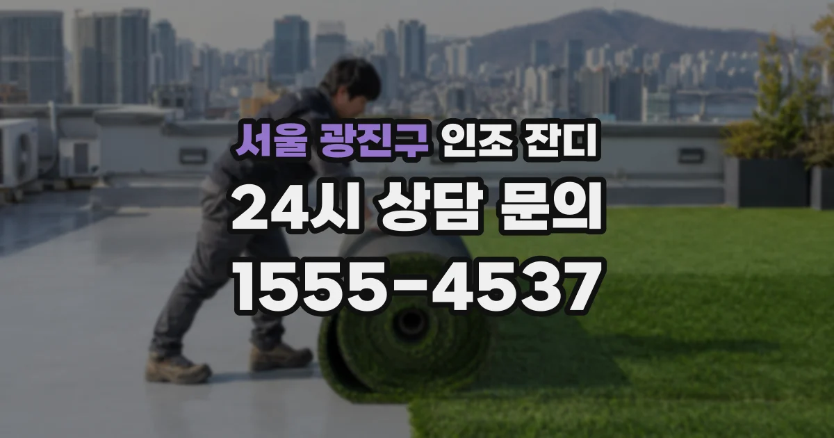 서울 광진구 인조 잔디