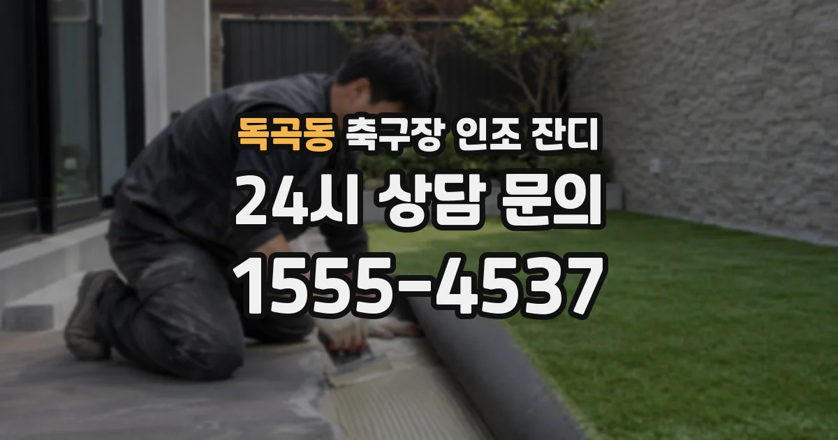 독곡동 축구장 인조 잔디