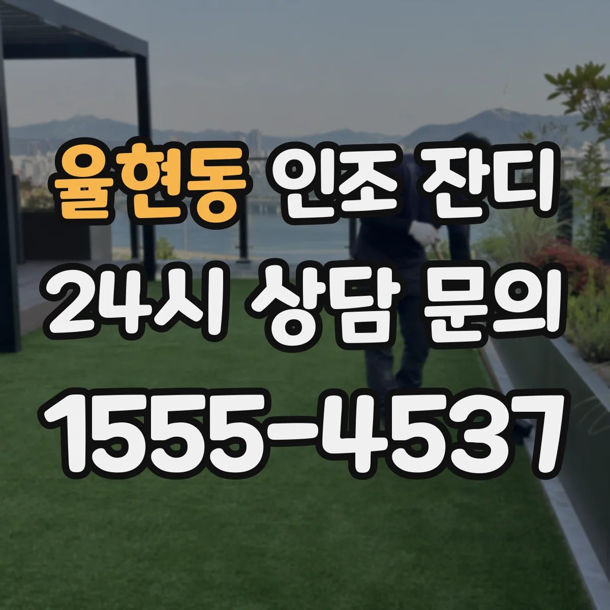 율현동 인조 잔디
