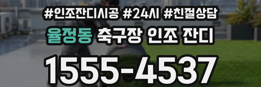 율정동 축구장 인조 잔디