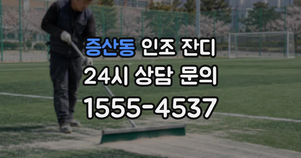 증산동 인조 잔디
