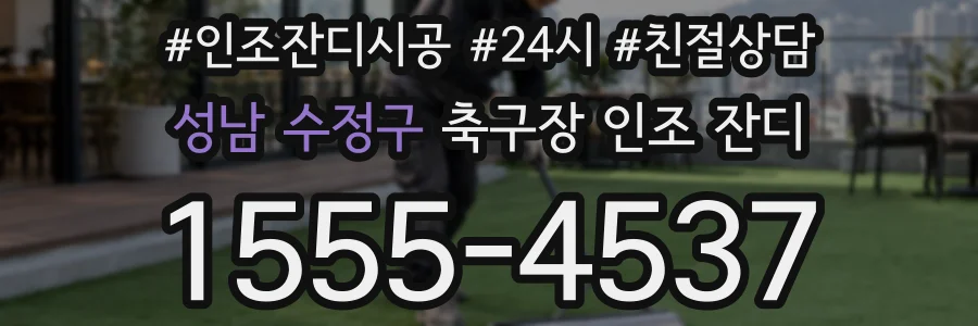 성남 수정구 축구장 인조 잔디