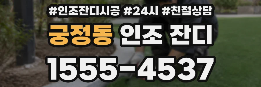 궁정동 인조 잔디