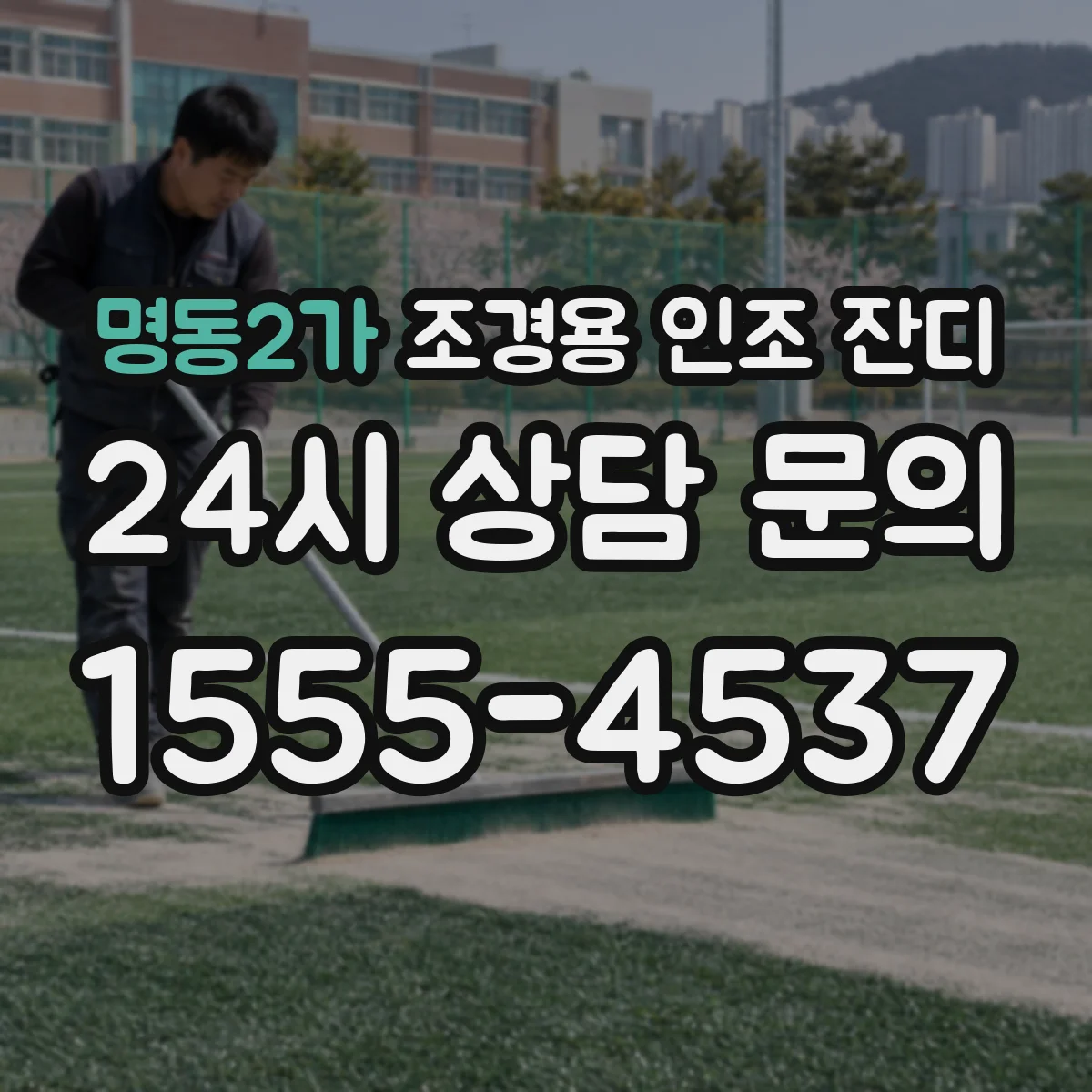 명동2가 조경용 인조 잔디