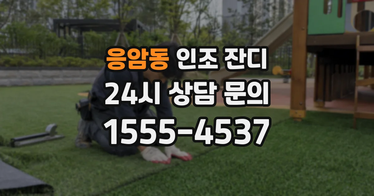 응암동 인조 잔디