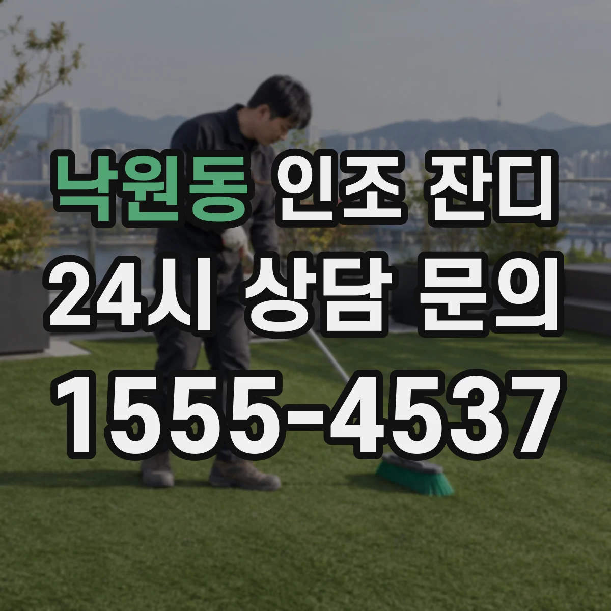 낙원동 인조 잔디