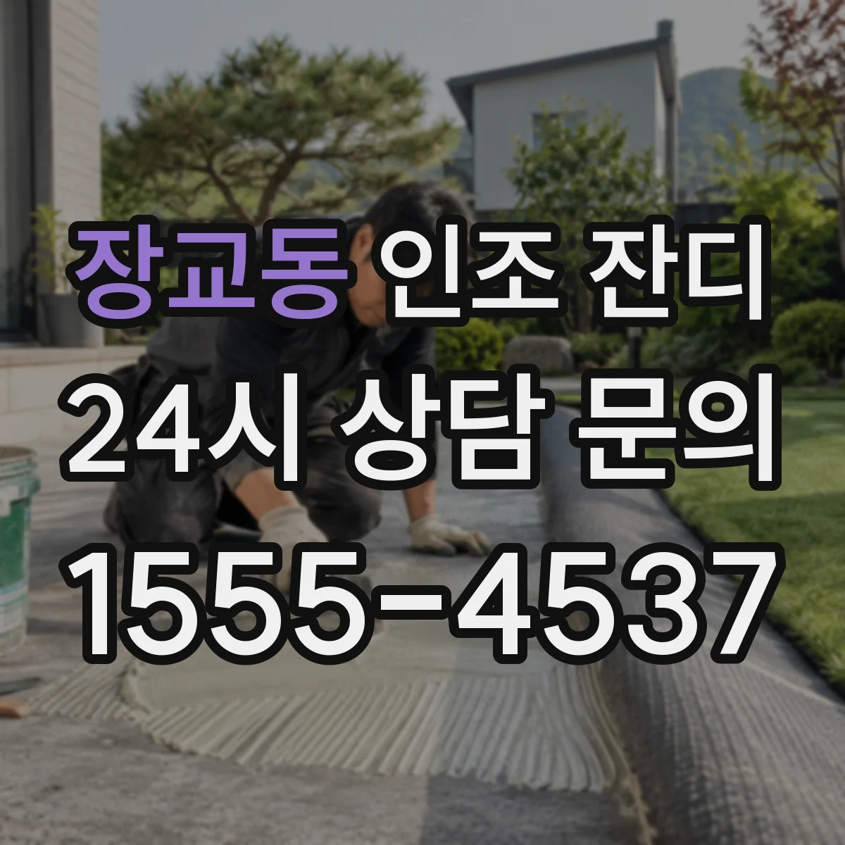 장교동 인조 잔디