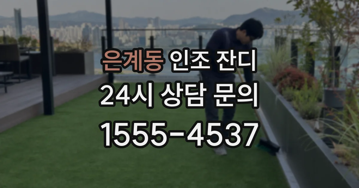 은계동 인조 잔디
