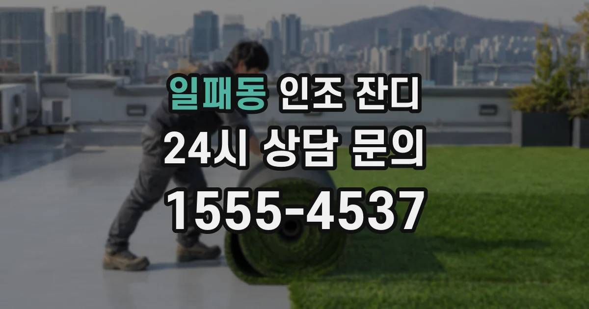 일패동 인조 잔디