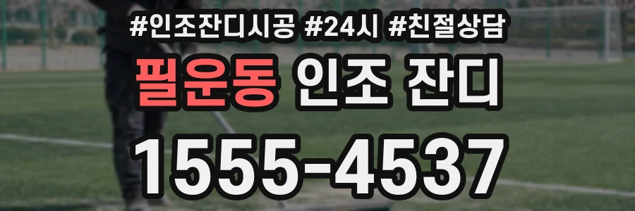 필운동 인조 잔디